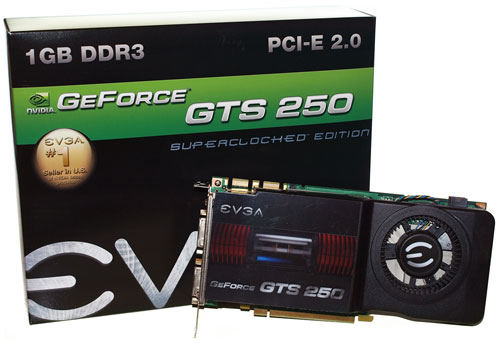 GPU NVIDIA GeForce GTS 250 Mainstream