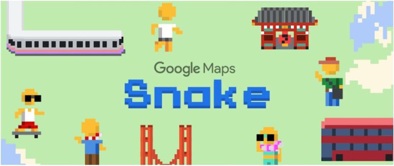 Google agrega el clásico juego de serpientes a Google Maps