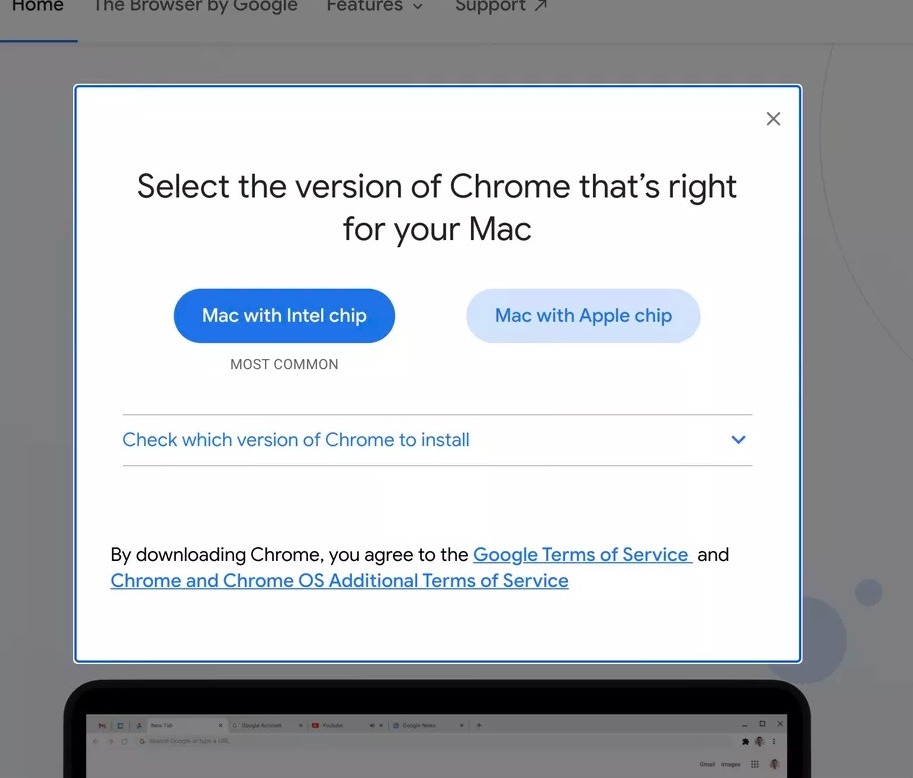 Google lanza dispositivos Apple Mac de Chrome versión M1