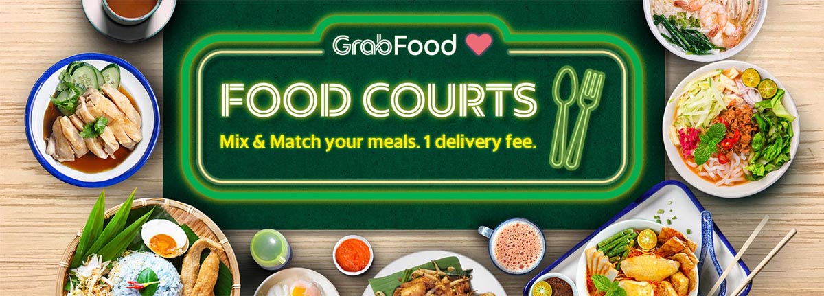Grab lanza Food Courts GrabFood Pasar GrabMart se expande