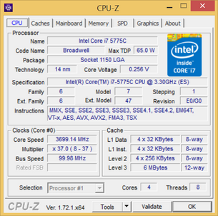 CPU z 1