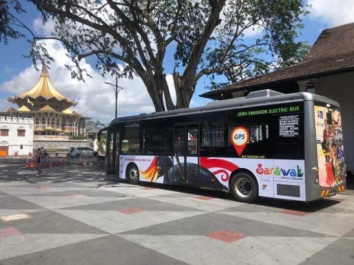 Kuching comienza su prueba de autobús eléctrico público;  El primero en Sarawak