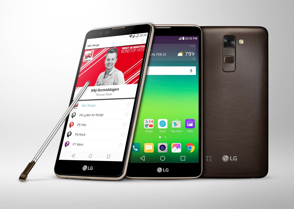 LG Stylus 2 se convierte en el primer teléfono inteligente del mundo compatible con DAB +