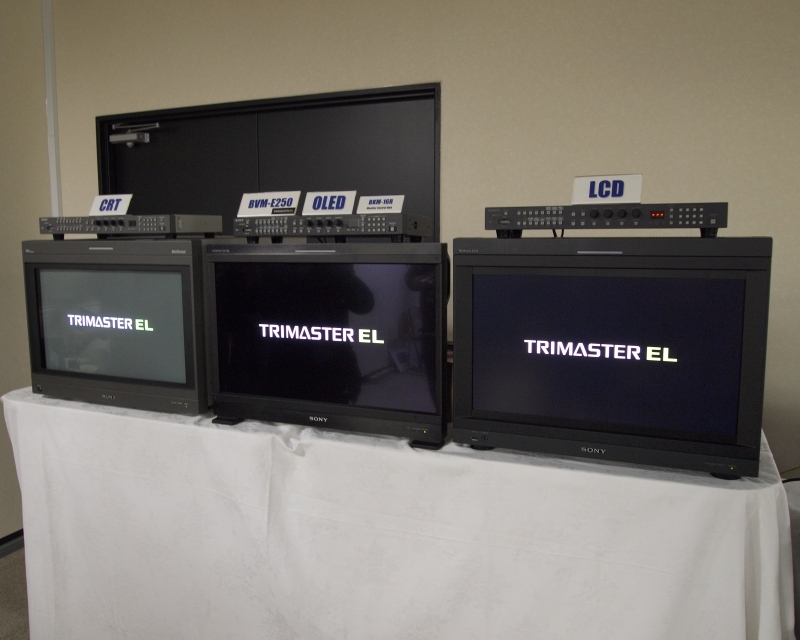 La televisión para productores de televisión: práctica con los monitores de referencia OLED de Sony