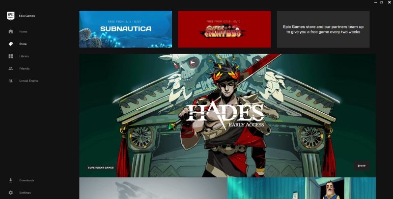 La tienda de Epic Games se rediseñará;  Pronto se agregarán más funciones