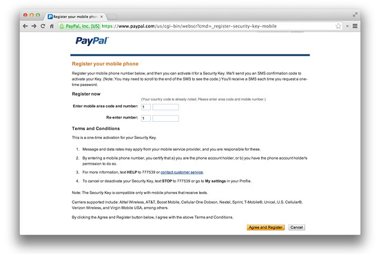 La verificación de dos pasos en PayPal es vulnerable a la piratería