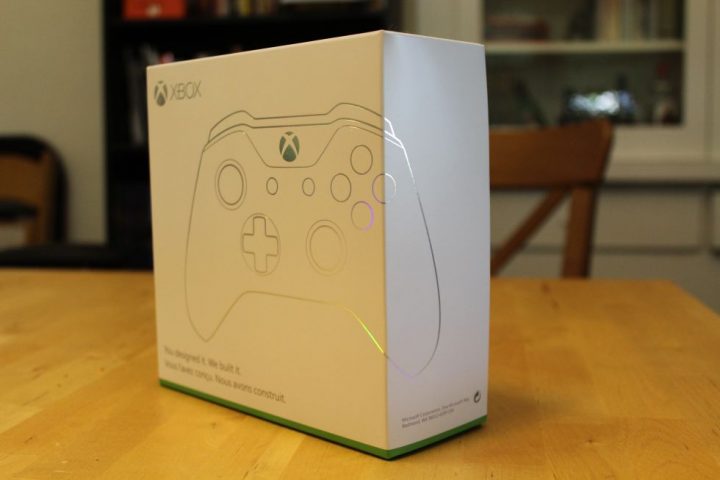 La caja de visualización para los controladores de Xbox Design Lab. 