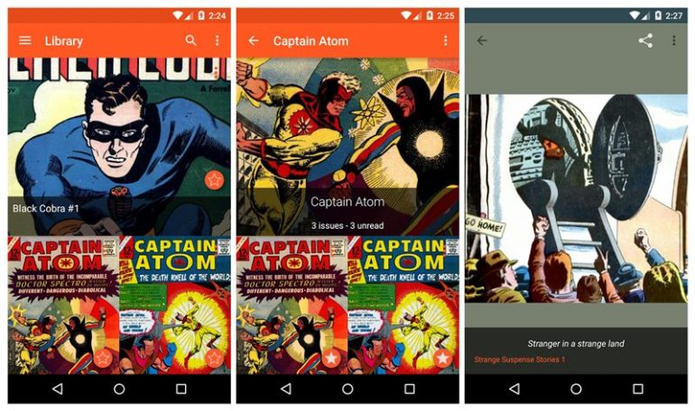 Las mejores aplicaciones de lectura de cómics para Android
