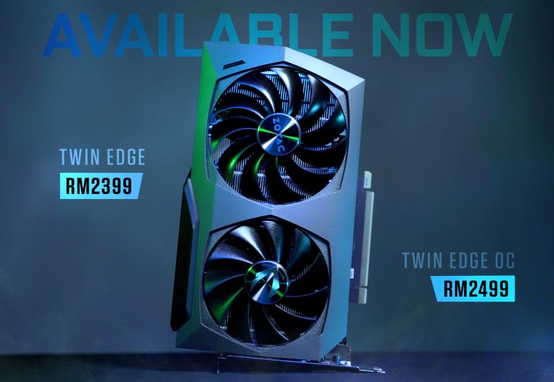 Las tarjetas Zotac GeForce RTX 3070 Twin Edge ya están disponibles en Malasia;  Comienza desde RM2399