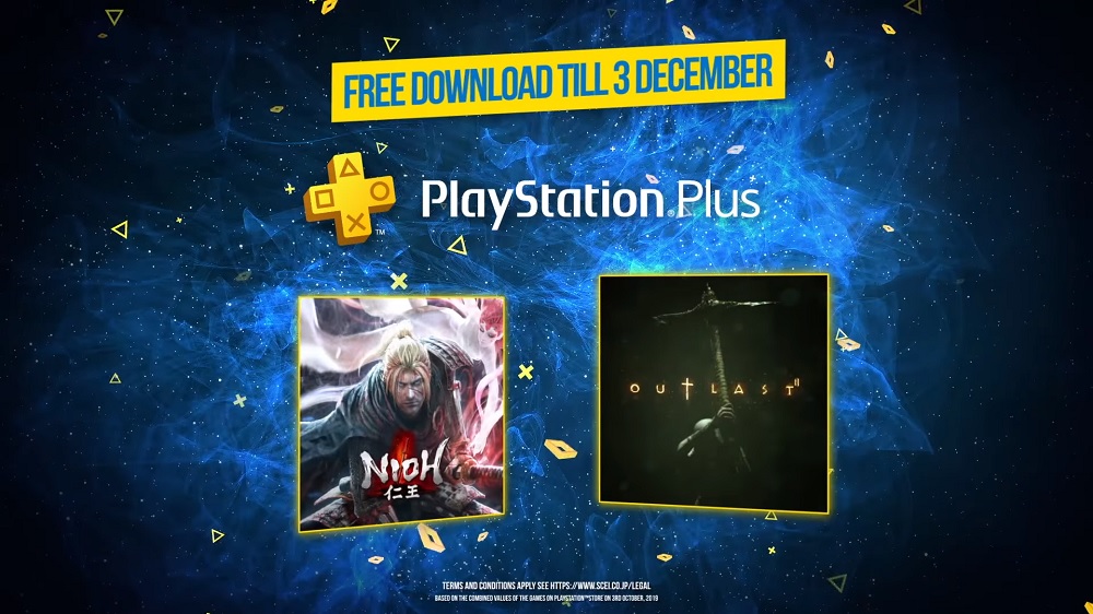 Los juegos gratuitos de PlayStation Plus para noviembre son Nioh y Outlast 2