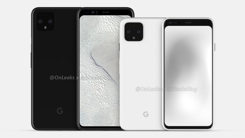 Los nuevos renderizados conceptuales de Google Pixel 4 muestran teléfonos sin una muesca