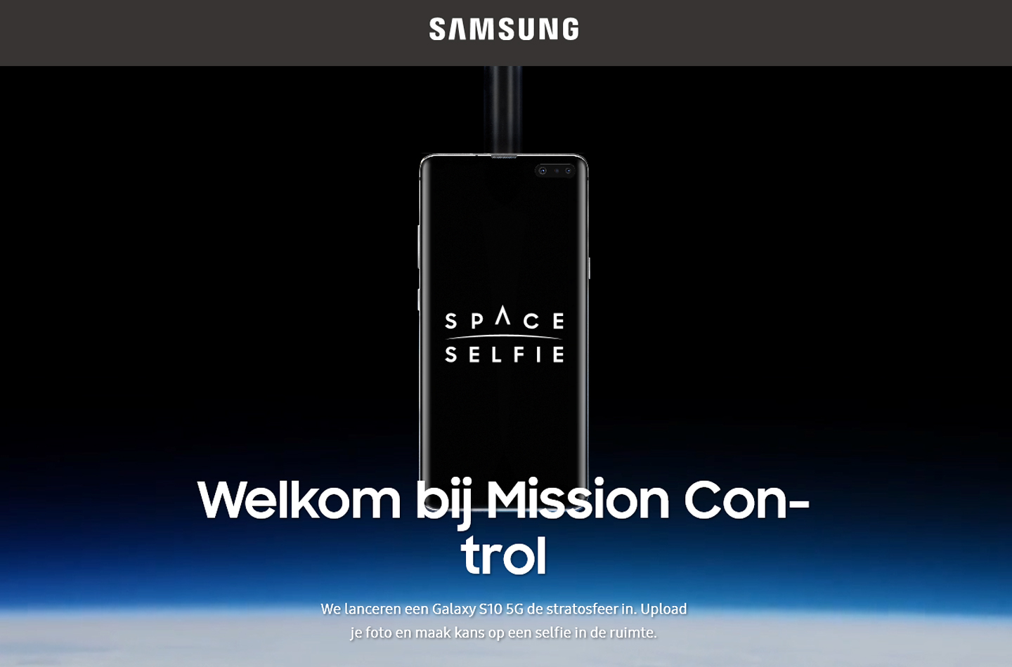 Misión Samsung SpaceSelfie con el Galaxy S10 5G