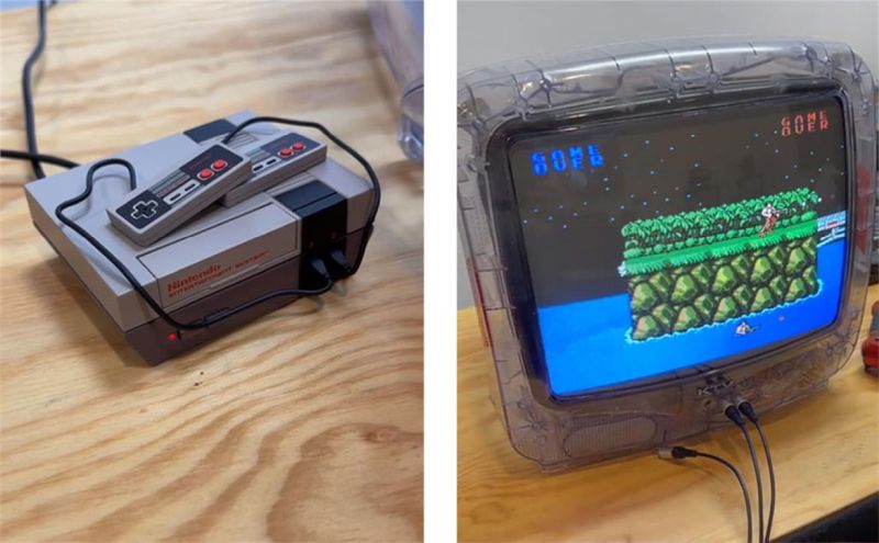 Modder transforma el ornamento de NES en una consola de juegos totalmente funcional con Raspberry Pi Zero