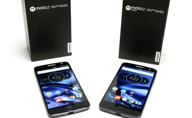 Moto Z Phones and Boxes