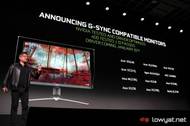 NVIDIA está brindando soporte G-Sync a monitores FreeSync compatibles