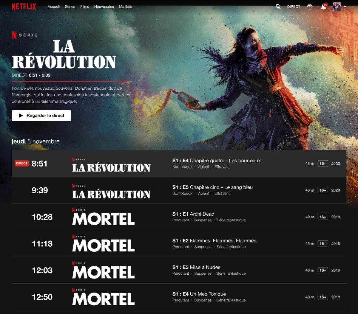 Netflix Direct Channel Francia TV-Like