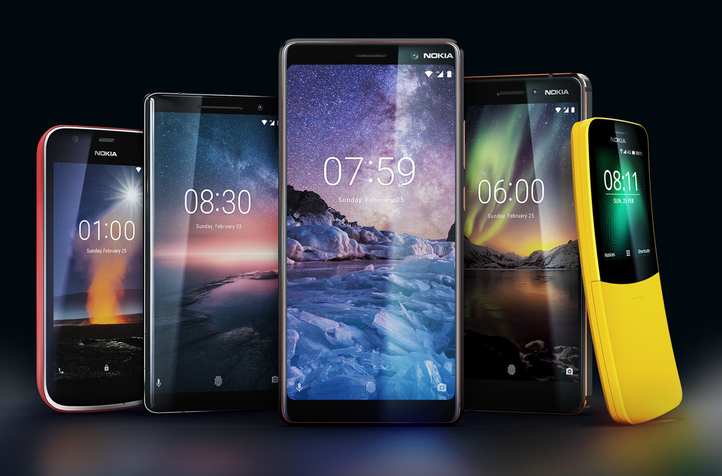 Nokia 8110 4G presentado en el Mobile World Congress 2018