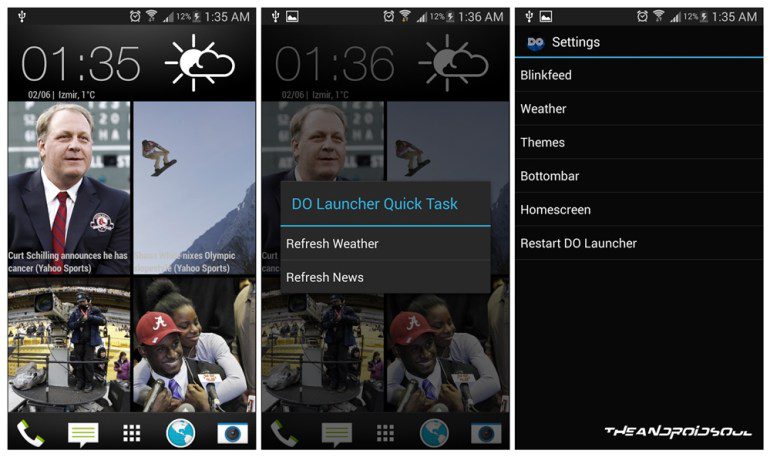 Obtenga Do Launcher con Blinkfeed: una aplicación de pantalla de inicio de Android similar a HTC M8 Sense Launcher