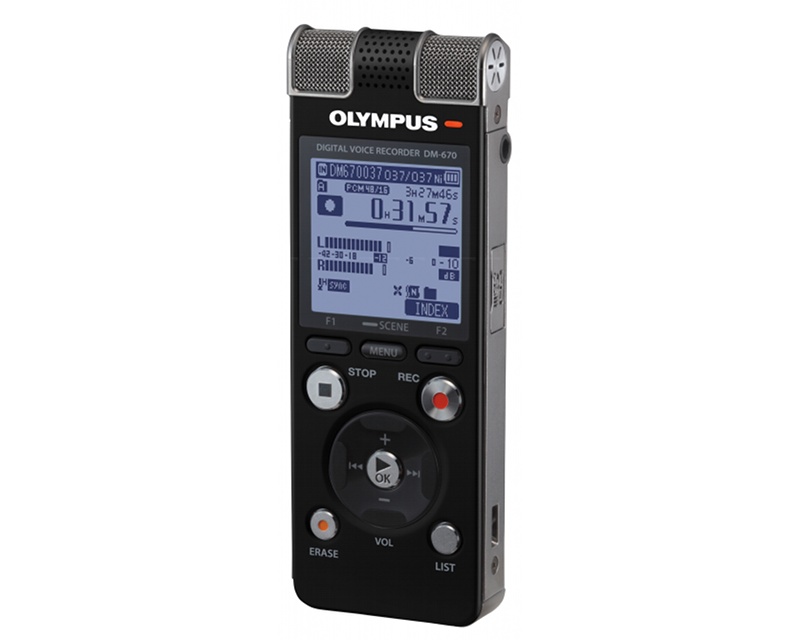Olympus anuncia grabadoras de voz de alta gama