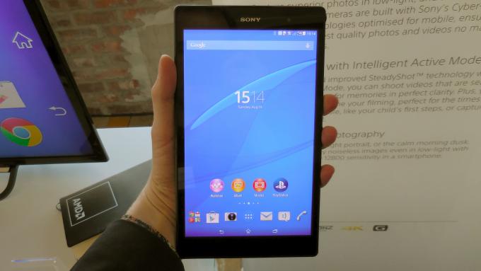 Sony Xperia Z3 Tablet Compact voorbeeld