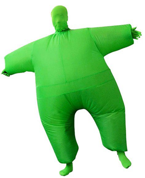 Among Us Halloween Fat Jumpsuit Verde