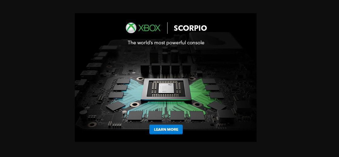 Precio y nombre de Xbox Scorpio detallados antes de la sesión informativa del E3 2017