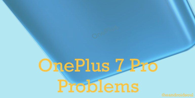 Problemas de OnePlus 7 Pro