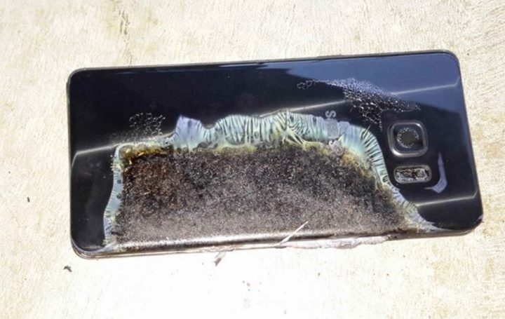Los reemplazos de Galaxy Note 7 explotaron y se incendiaron