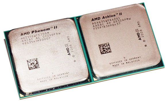Rendimiento AMD Phenom II X2 555 y Athlon II X4 635