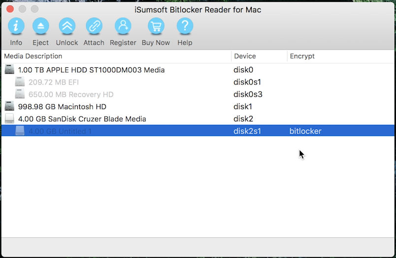 Reseña de iSumsoft BitLocker Reader para Mac