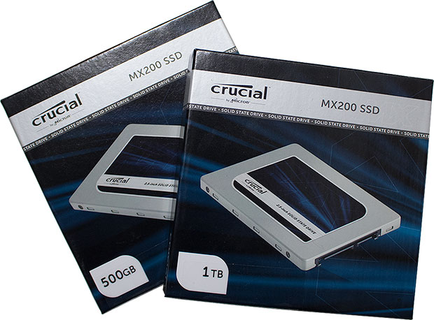 Crucial MX200 Retail Packaging