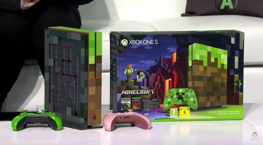 Reservas de Xbox One S de edición limitada de Minecraft
