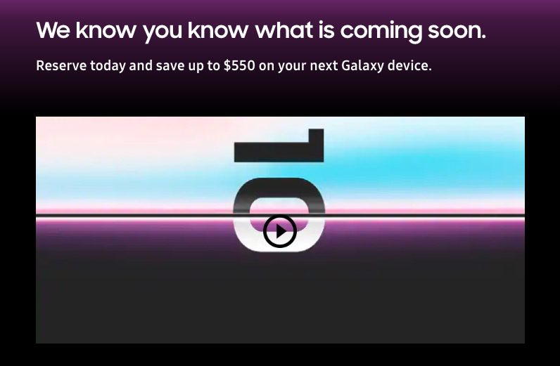 Reserve su Galaxy S10 hoy y obtenga hasta $ 550 para su actualización