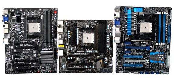 Resumen de AMD A85X Mobo: ASRock, Gigabyte, Asus