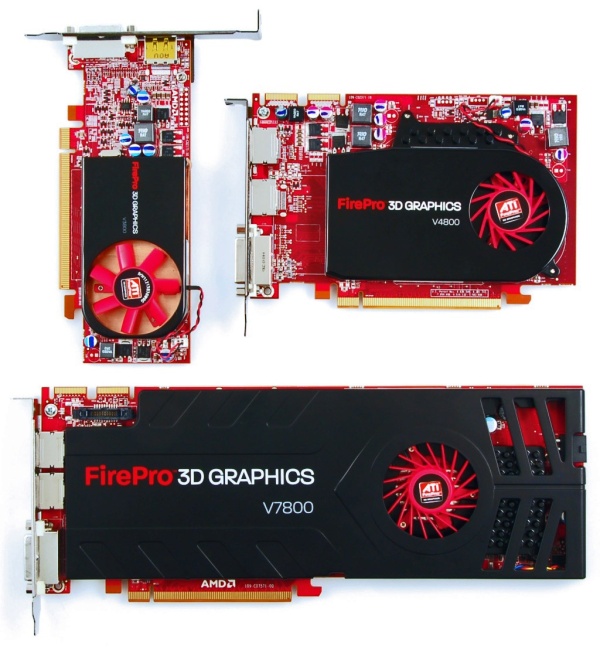Resumen de AMD ATI FirePro: V7800, V4800, V3800