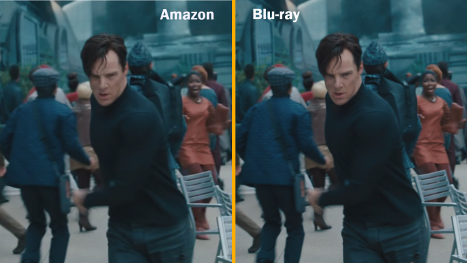 Amazon Instant Video versus Blu-ray-kwaliteit afbeelding Benedict Cumberbatch