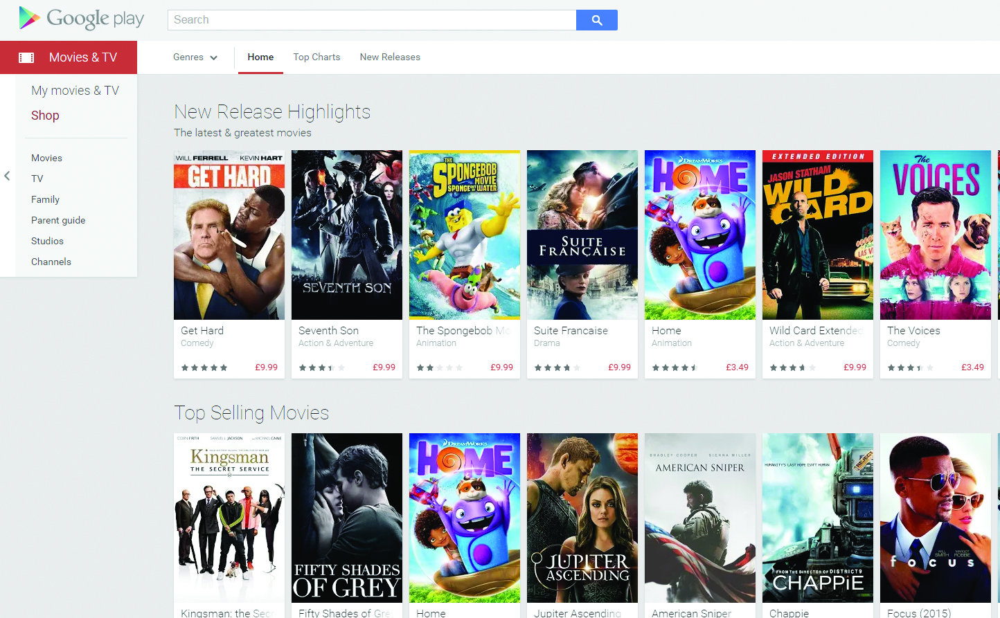 Revisión de Google Play Movies & TV