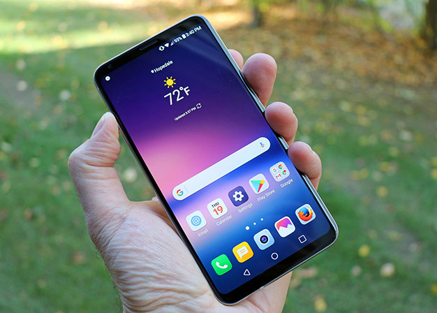 LG V30 Front In Hand