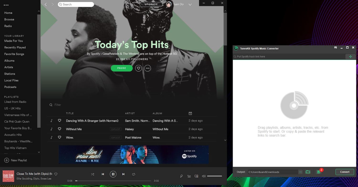 Revisión de Tuneskit Spotify Music Converter - Descargar canciones de Spotify gratis