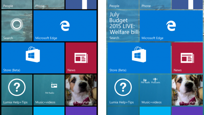 Windows 10 mobiele achtergronden