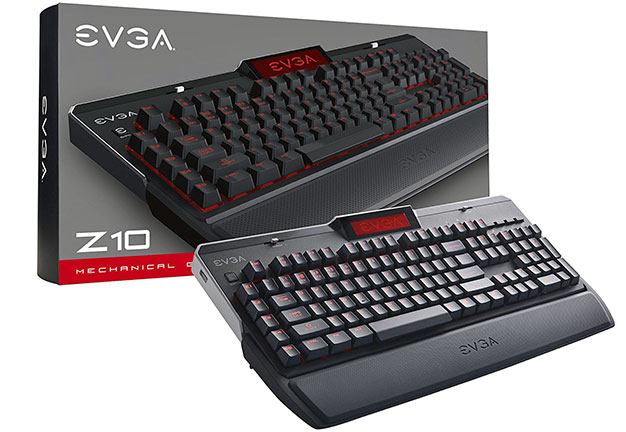 EVGA Z10 Mechanical Gaming Keyboard and Retail box