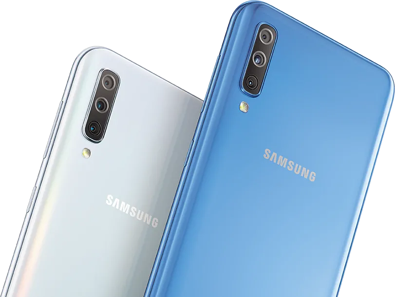 Cámaras traseras triples Samsung Galaxy A70