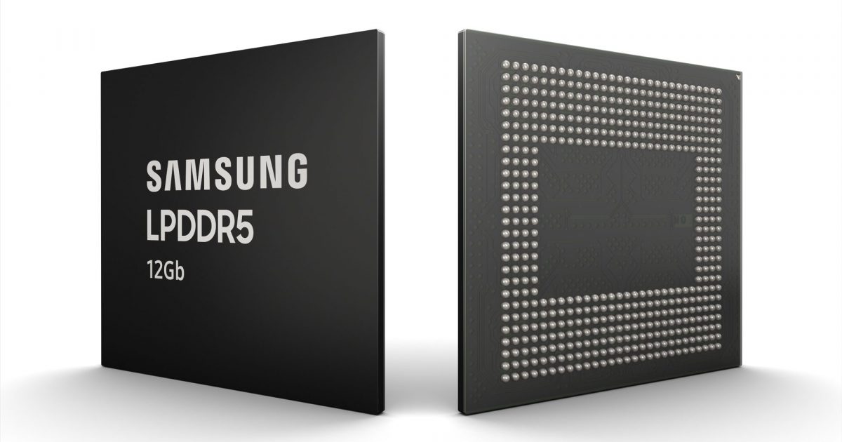 RAM LPDDR5 de 12 Gb de Samsung