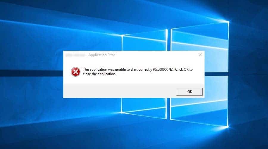 Solución La aplicación no pudo iniciarse correctamente Actualización de Windows 10 20H2