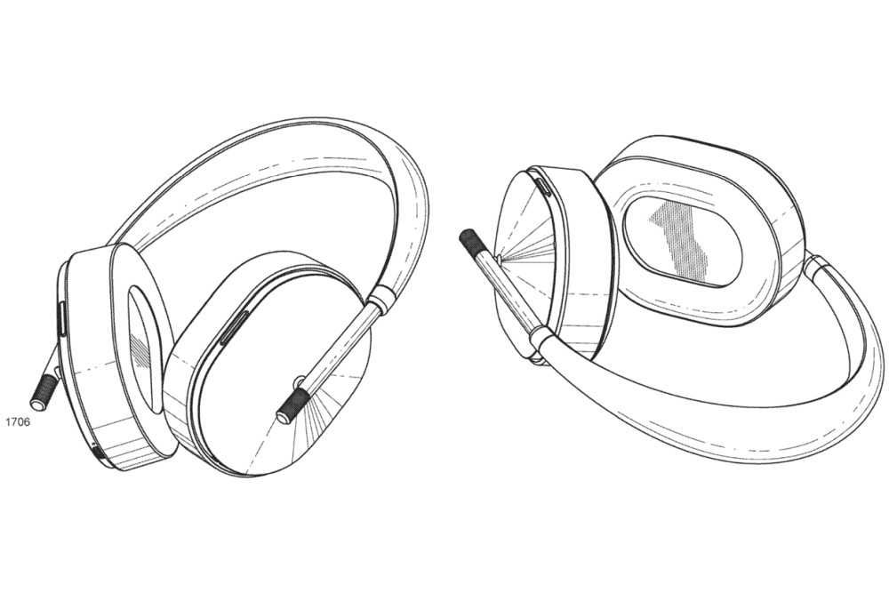 Auriculares de patente Sonos de 2 horquillas