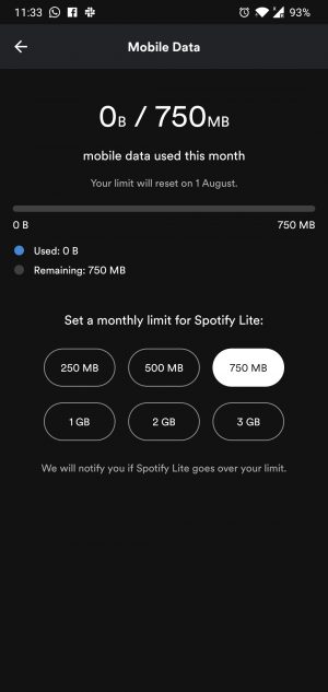 Spotify Lite lanzado en India