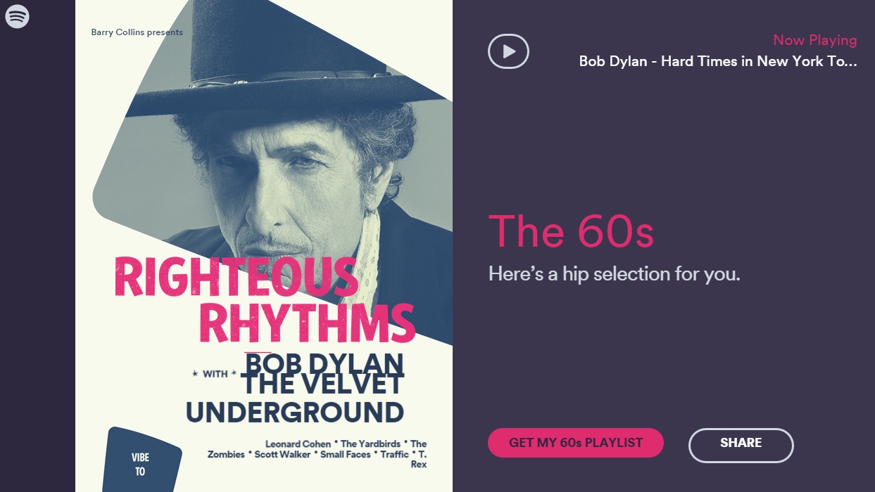 Spotify Rewind revela si tienes el gusto musical de tu papá