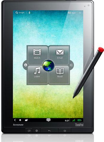 ThinkPad Tablet de Lenovo: una pizarra empresarial de Android
