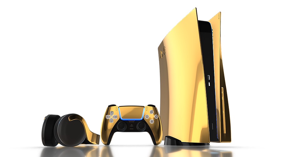 Puedes tener una PlayStation 5 de oro de 24K porque ¿por qué no?