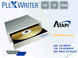 Unidad CDRW Plextor PlexWriter 40/12 / 40A